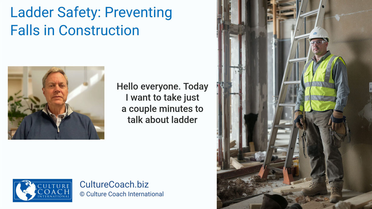 Ladder Safety Preventing Falls In Construction